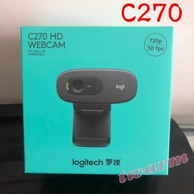 《德源科技》(含稅)現貨羅技 Logitech C270 HD 羅技 視訊攝影機 內建麥克風 攝像頭遠程教育麥克風臺式機