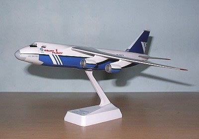 珍上飛模型飛機：AN-124-100(1:250) POLET AIRLINES運輸機(編號:AN12401)