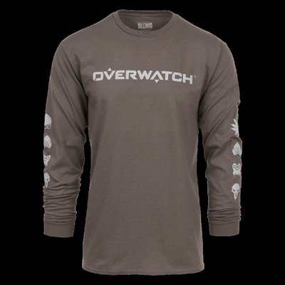 【丹】暴雪商城_Overwatch Hero Icon Long Sleeve Shirt 鬥陣特攻 長袖 T恤