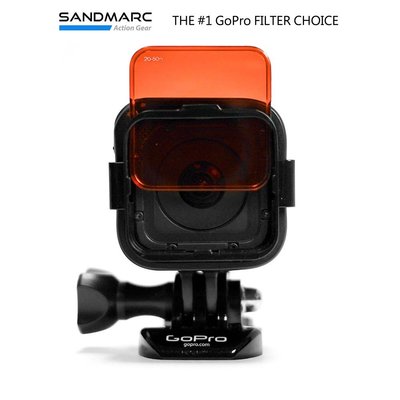 SANDMARC GoPro(Hero Session / 標準框適用) 水中偏光濾鏡套組 5片裝 台南PQS 免運費
