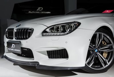 【政銓企業有限公司】BMW F06 F12 F13 正M6  高品質 雙面抽真空CARBON卡夢 V牌 前下巴 現貨供應