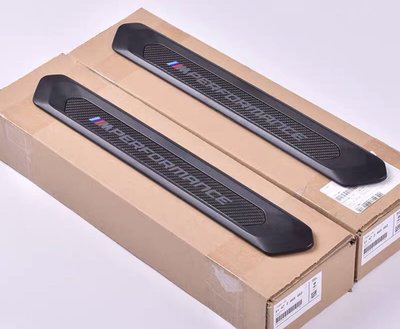 (B&amp;M精品)全新BMW 德訂原廠M Performance Carbon 碳纖維 迎賓踏板G01 G02 X3 X4 20i 30i 20d 30d M40i