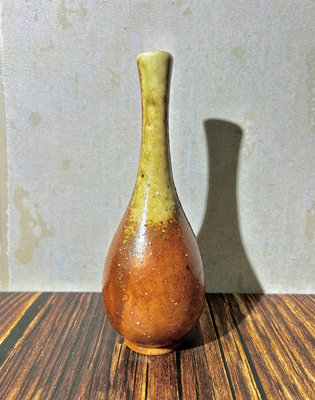 日本回流信樂燒粗陶感老花瓶鶴首花瓶凈瓶一輪生花瓶#花瓶 比較