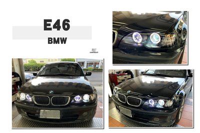 》傑暘國際車身部品《全新 BMW E46 02 03 04 05年 4D 4門 一体成形 光圈 魚眼 大燈 SONAR
