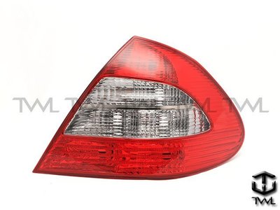 《※台灣之光※》全新BENZ W211 07 08 09年小改款原廠型紅白晶鑽尾燈後燈單邊