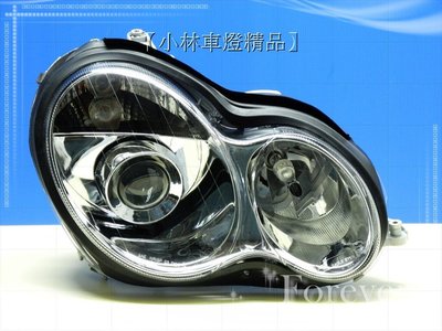 【小林車燈精品】全新外銷品 BENZ W203 晶鑽/黑框型 魚眼大燈 C32 特價中