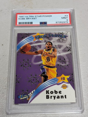 1997 Ultra Star Power #3 Kobe Bryant PSA9