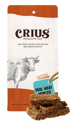 紐西蘭 克瑞斯CRIUS 乾燥天然狗零食（牛絞肉90g） 犬貓零食 犬貓適用 狗零食