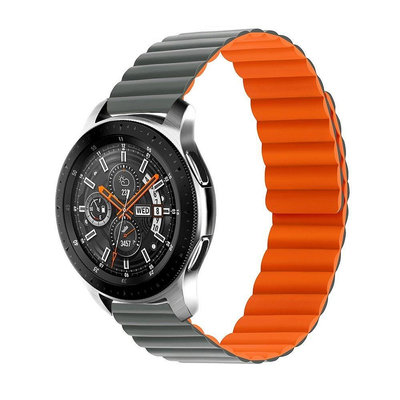 三星 Galaxy Watch Active 2 40mm 44mm 錶帶 22mm 20mm 矽膠 磁吸 快拆 錶鏈-台北之家