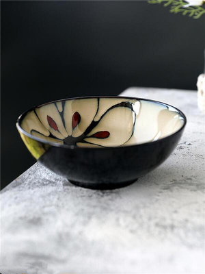 日式窯變家用陶瓷餐具拉面碗沙拉碗家用實用湯碗