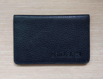 SanDisk 原廠 高級皮革 時尚精英 名片夾 信用卡夾 證件夾 記憶卡夾 卡片夾 車票夾 鈔票夾 皮夾 短夾 零錢包