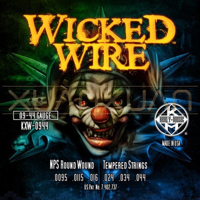 【金聲樂器】美製 Kerly Strings Wicked Wire系列 冰火 電吉他 鍍鎳弦 (9.5-44)