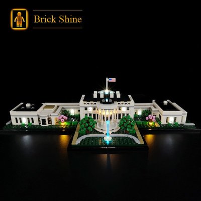 現貨 燈組 樂高 LEGO LEGO 21054 白宮  Architecture建築系  全新未拆  BS燈組 原廠貨