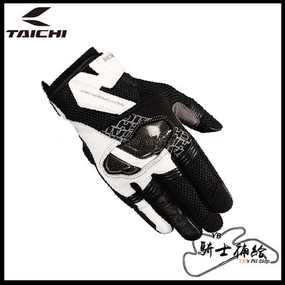 ⚠YB騎士補給⚠ RS TAICHI RST448 白黑 2022 防摔 短手套 夏季 網眼 碳纖維 太極 可觸控 日本