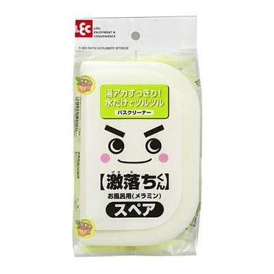 【JPGO】日本進口 LEC 激落君 浴室清潔刷 浴廁清潔海綿 海綿補充包 S-800 #090