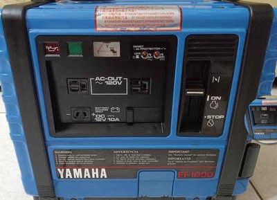 租/售少用如新久放收藏版稀有Yamaha 四行程靜音山葉EF1000發電機