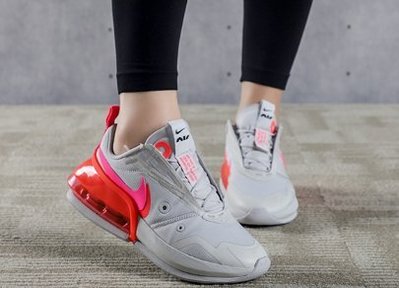 Nike W NIKE AIR MAX UP 復古 耐磨 緩震 氣墊 灰粉紅 運動 慢跑鞋 CK7173-001 女鞋