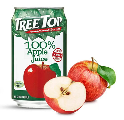 Costco 好市多 Tree Top 樹頂 Apple Juice 蘋果汁 320毫升 X 24入