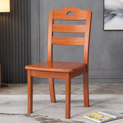 【現貨精選】全實木椅子餐椅家用現代簡約靠背椅凳子木頭中式書桌椅餐廳餐桌椅