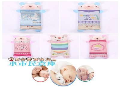小市民倉庫-卡通造型兒童睡枕-寶寶冰絲枕頭-嬰兒夏季涼枕-可愛動物枕頭-共5款