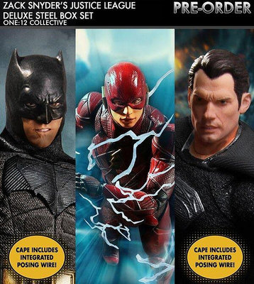 金錢貓雜貨 全新 MEZCO DC  正義聯盟  Zack Snyder's 導演版 超人 蝙蝠俠 閃電俠
