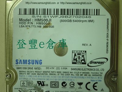【登豐e倉庫】 YF57 Samsung HM500JI 500G SATA2 硬碟