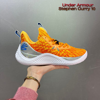 新款 Under Armour Curry 10 籃球鞋 男款 FLOW減震 運動鞋 低筒款 防滑耐磨 進化版 更出眾