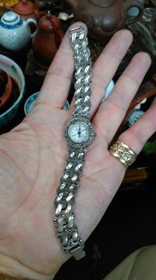 大草原典藏，純銀古董錶，石英，特價品