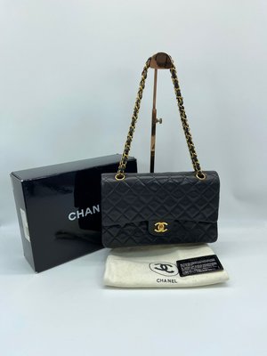 Vintage Chanel Coco Bar Classic Flap CF25 - Black – YST.vintage