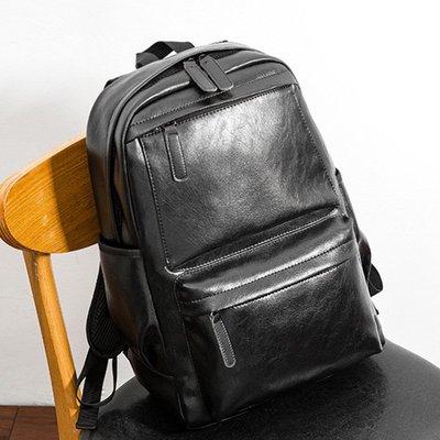 男雙肩包 後背包 電腦包 行李包 書包 新款時尚男士雙肩包韓版休閑大學生書包電腦背包大容量戶外包RQ024