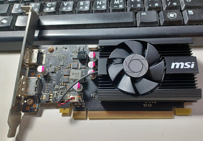 ╭✿㊣ 二手 GeForce GT 1030 2GD4 LP OC 顯示卡 PCIe 3.0【MS-V809】HDMI,DP 低溫穩定、高效能 $1799