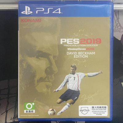 PS4 實況足球2019 WE2019 貝克漢姆 黃金封面版11438