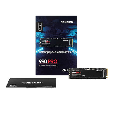 三星990 PRO固態硬碟4TB NVMe M.2電競筆電PS5桌機PCIe4.0SSD