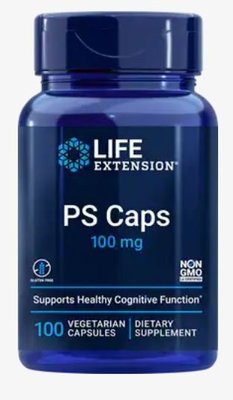 美國Life Extension,腦磷脂/磷脂酰絲氨酸(PS),100mg,100粒素食(頂級品牌，非基改)＊百合麻雀＊