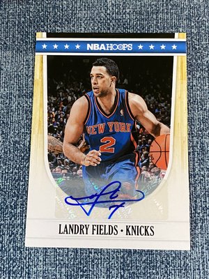 2011-12 NBA Hoops Autographs #164 - Landry Fields