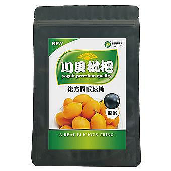 台灣綠源寶-川貝枇杷複方潤喉涼糖130g/包