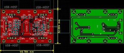 【溪州網路賣場】USB HUB驅動板 GL852G驅動電路板設計(完整Gerber資料)