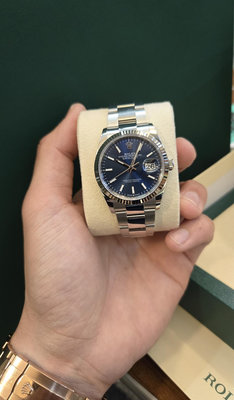 #史丹力名錶交流 勞力士 126234 熱門藍面 ROLEX 白金 太陽圈 DATEJUST