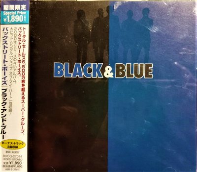 新好男孩 / Backstreet Boys ~ Black & Blue - 日版絕版二手已拆近全新, 盤質極佳