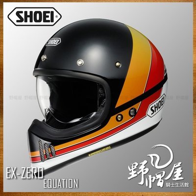 三重《野帽屋》日本 SHOEI EX-Zero 復古越野帽 山車帽 哈雷 全罩安全帽。EQUATION TC-10