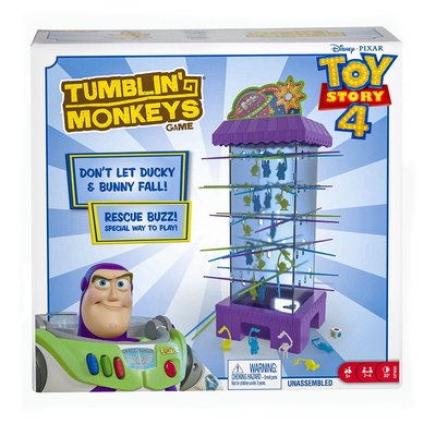 骰子人桌遊-(特價)玩具總動員4大挑戰Tumblim' Toy 4(英)跳跳猴大挑戰.大冒險(玩具總動員版)
