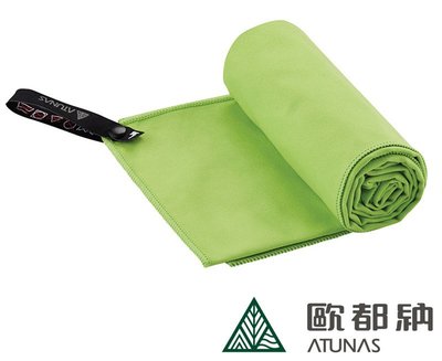 (登山屋)ATUNAS 歐都納雙面吸水巾50x100cm (A1ACCC03 草綠/附收納盒/極超細纖維