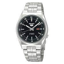 SEIKO錶 精工錶盾牌5號 自動錶. 標準紳士機械錶 型號:SNK567J1-黑色面日本製【神梭鐘錶】