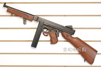 JHS（（金和勝 生存遊戲專賣））日本製 MARUI THOMPSON M1A1 電動槍 6265