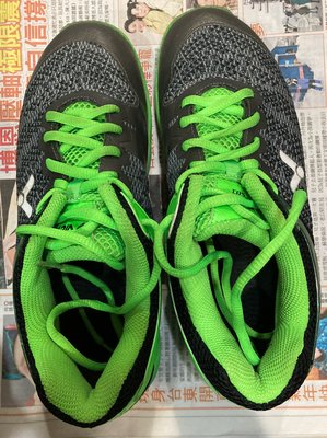 VICTOR 勝利羽球鞋 SH-S81 CG 黑/螢光綠 女24.5二手