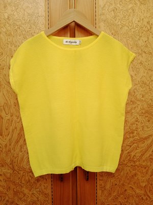 全新 【唯美良品】 di marzia 黃色針織衫 ~ W530-6063  M.