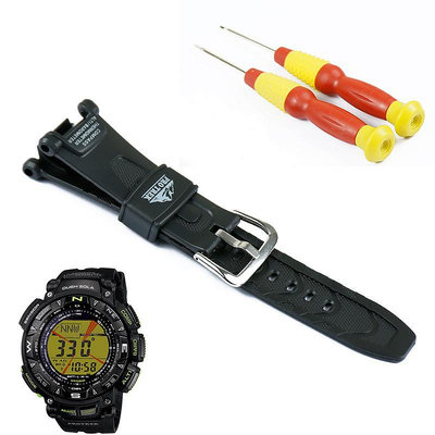 樹脂表帶男女針扣適用于CASI0卡茜歐登山手表配件PRG-240 PRG-40