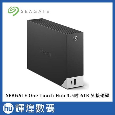 Seagate One Touch Hub 6TB 3.5吋外接硬碟(STLC6000400)