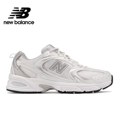 【New Balance】 NB 復古鞋_中性_白銀色_MR530EMA-D楦 530