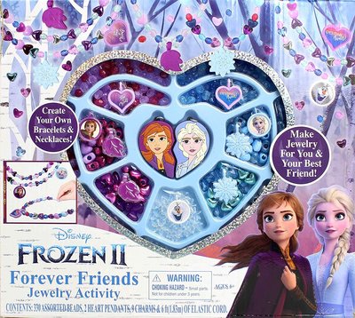 預購 美國 Disney Frozen 冰雪奇緣2 可愛串珠項鍊 手環 女童最愛 飾品 禮物 玩具組 套組
